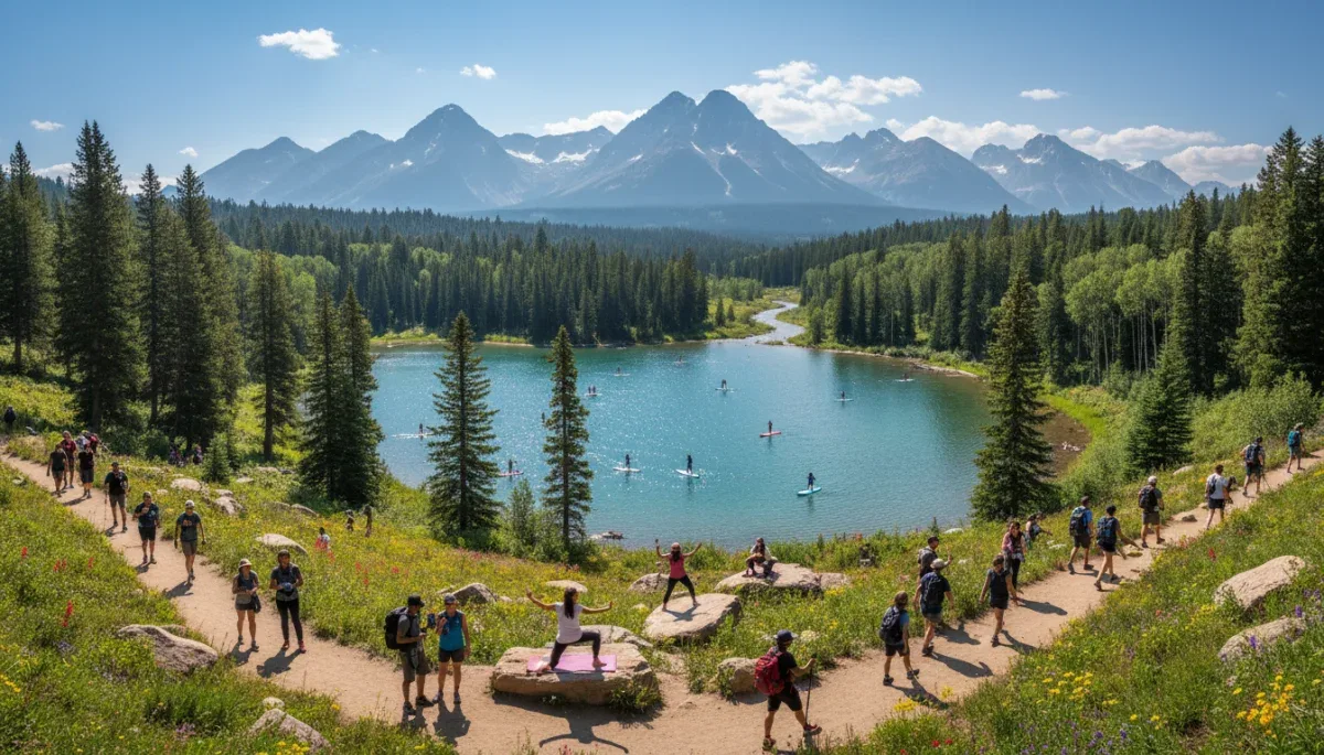 Diverse outdoor activities in a vibrant U.S. National Park, 2026