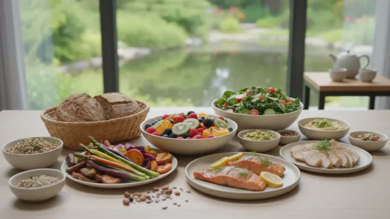Colorful healthy meal illustrating the link between gut health and mental well-being for US consumers.