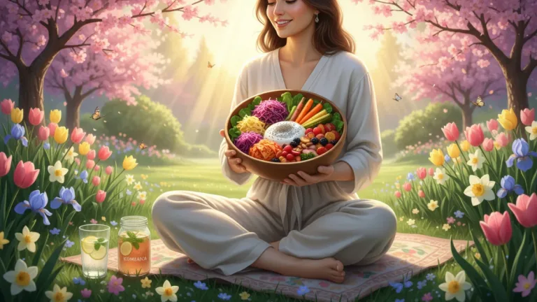 Spring meal for gut health and immunity boost
