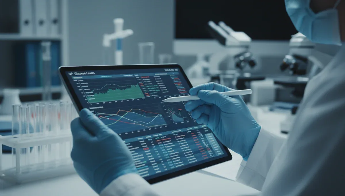 Researcher analyzing data for chronic disease prevention insights